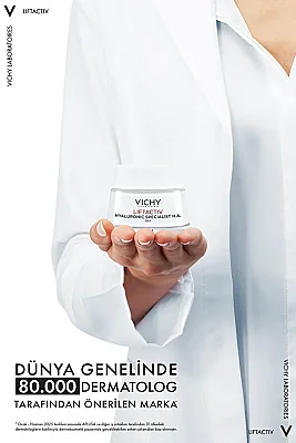 Vichy Liftactiv Supreme Cream 50 ml - Normal ve Karma Ciltler İçin Kırışıklık Giderici ve Sıkılaştırıcı Krem - 2