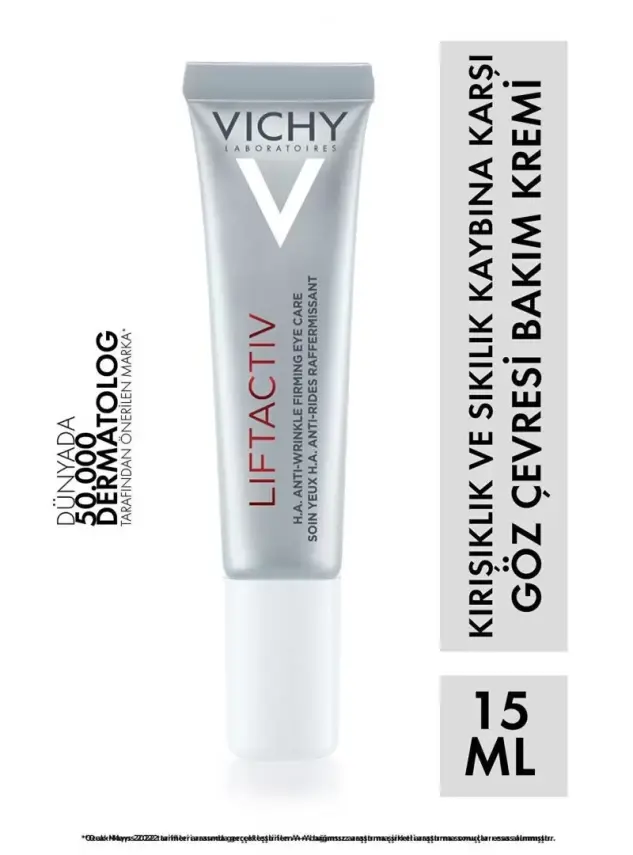 Vichy Liftactiv Supreme Kırışıklık Karşıtı Göz Bakım Kremi 15ml - 1
