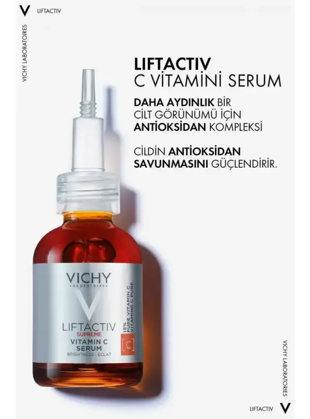 Vichy Liftactiv Supreme Vitamin C Serum - Saf C Vitamini Aydınlatıcı Antioksidan Serum 20 ml - 2