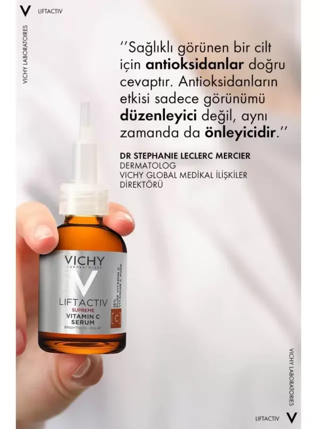 Vichy Liftactiv Supreme Vitamin C Serum - Saf C Vitamini Aydınlatıcı Antioksidan Serum 20 ml - 5