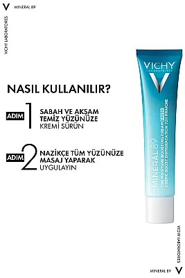 Vichy Mineral 89 72 Saat Nemlendiren Hafif Yapılı Yüz Bakım Kremi 40 ml - 7