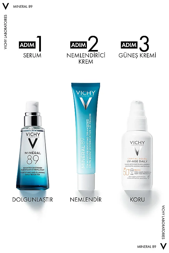 Vichy Mineral 89 72 Saat Nemlendiren Hafif Yapılı Yüz Bakım Kremi 40 ml - 8