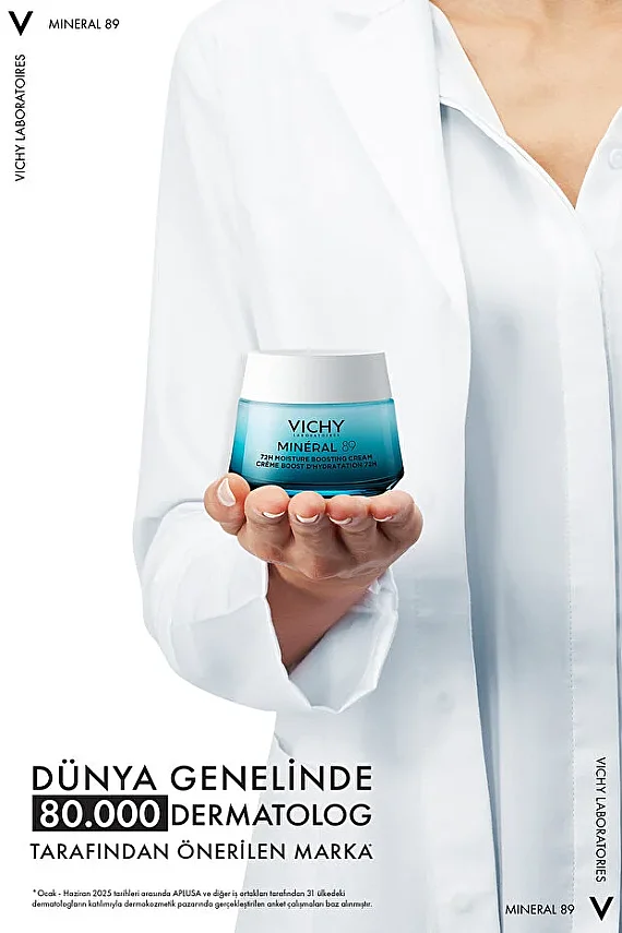 Vichy Mineral 89 Boosting Cream - Normal ve Karma Cilt Light 50 ml - 2