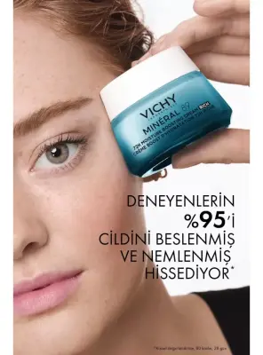 Vichy Mineral 89 Boosting Rich Cream Kuru Ciltler 50 ml - 3