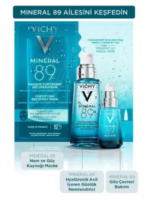 Vichy Mineral 89 Göz Kremi Hyalüronik Asit ve Saf Kafein ile Göz Çevresi Bakımı 15 ml - 3