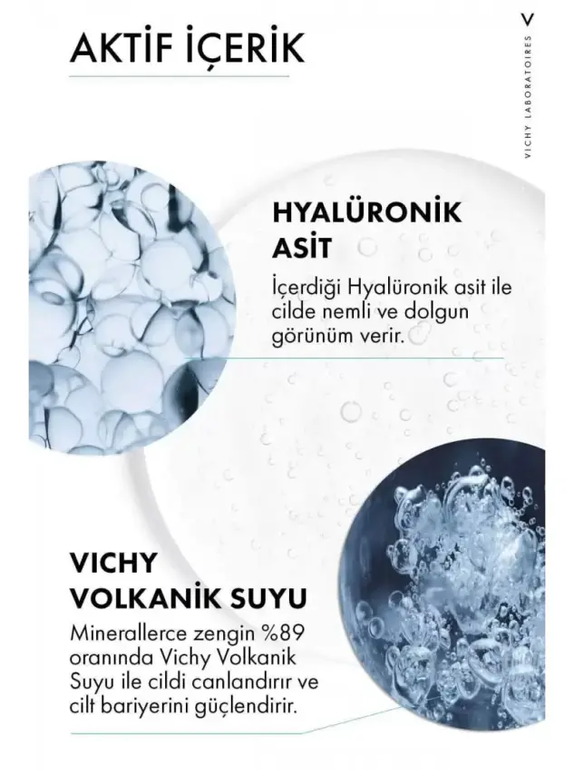 Vichy Mineral 89 Nemlendirici Cilt Serumu Hyalüronik Asit ve Termal Su ile Cilde Güç ve Nem Veren Bakım - 5