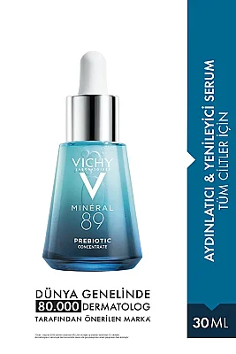 Vichy Mineral 89 Probiyotik Aydınlatıcı Yenileyici ve Onarıcı Serum 30 ml - 1