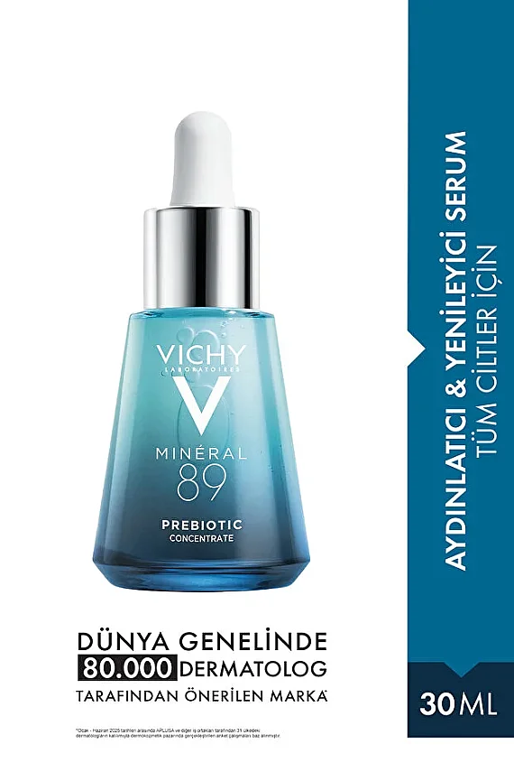Vichy Mineral 89 Probiyotik Aydınlatıcı Yenileyici ve Onarıcı Serum 30 ml - 1
