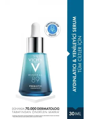 Vichy Mineral 89 Probiyotik Aydınlatıcı Yenileyici ve Onarıcı Serum 30 ml - Vichy