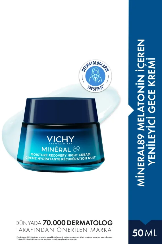 Vichy Mineral 89 Pure Melatonin Yenileyici Gece Kremi 50ml - 1