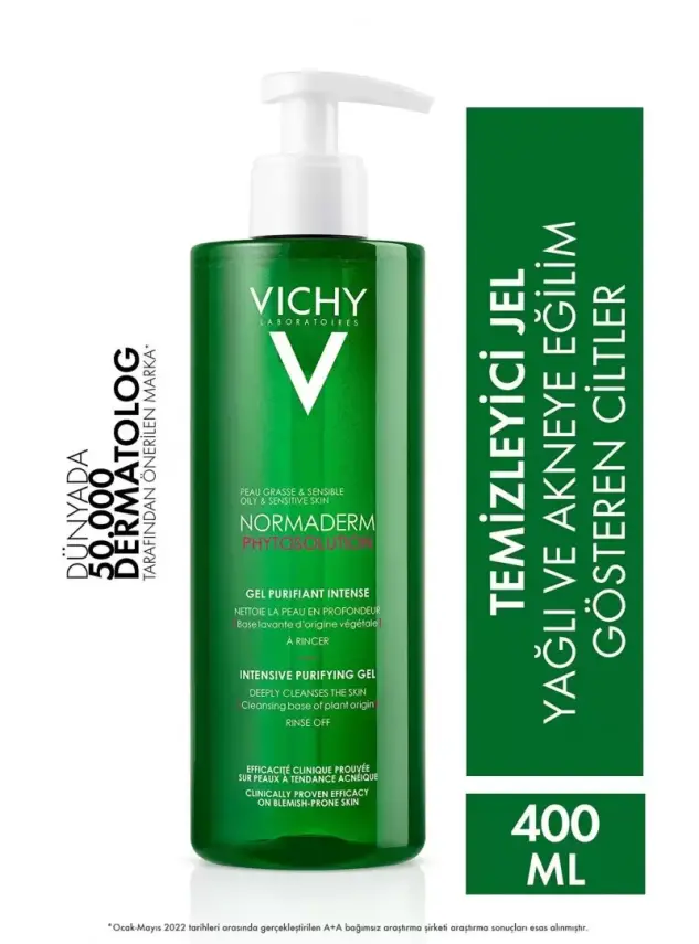 Vichy Normaderm Phytosolution Temizleyici Jel Yağlı/Akneye Eğilim Gösteren Ciltler Salisilik Asit - 2