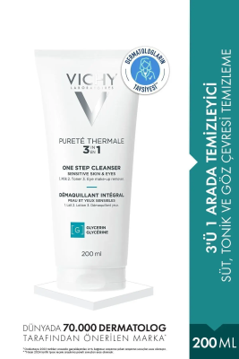 Vichy Purete Thermale 3in1 Cleanser 200 ml - Yüz Temizleyici - 1