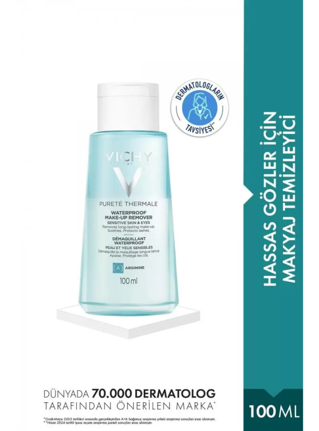 Vichy Purete Thermale Çift Fazlı Göz Makyaj Temizleyici 100ml - Vichy