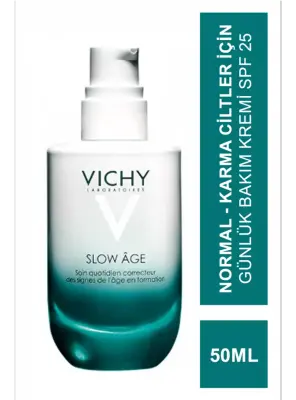 Vichy Slow Age Fluid Spf25 50ml- Normal ve Karma Ciltler Günlük Bakım Kremi - Vichy