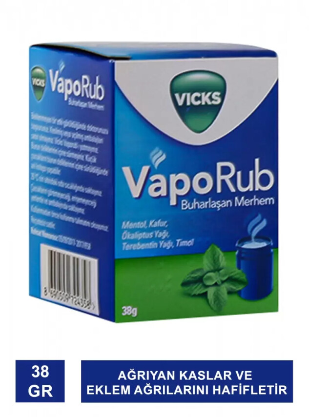Vicks VapoRub Buharlaşan Merhem 38gr - Vicks