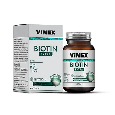 Vimex Biotin Extra 60 Tablet 5 Mg - Vimex