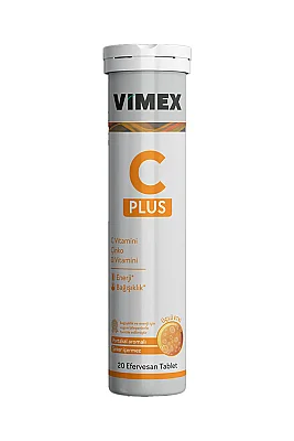 Vimex C Plus Üçlü Etki 20 Efervesan Tablet - Vimex