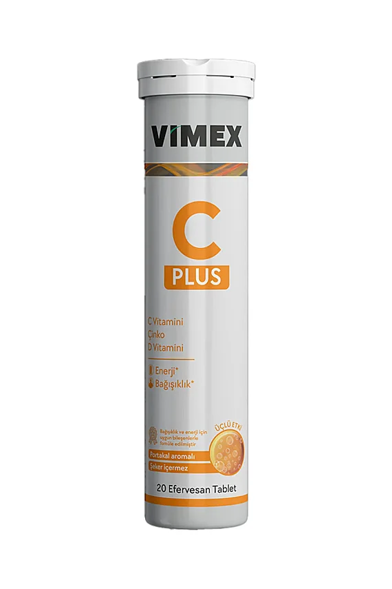 Vimex C Plus Üçlü Etki 20 Efervesan Tablet - 1