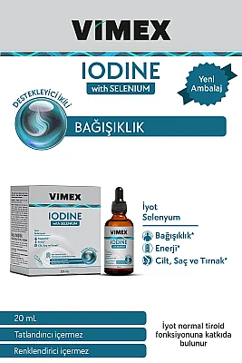 Vimex Iodine With Selenium Damla 20 Ml - İyot, Selenyum - 2
