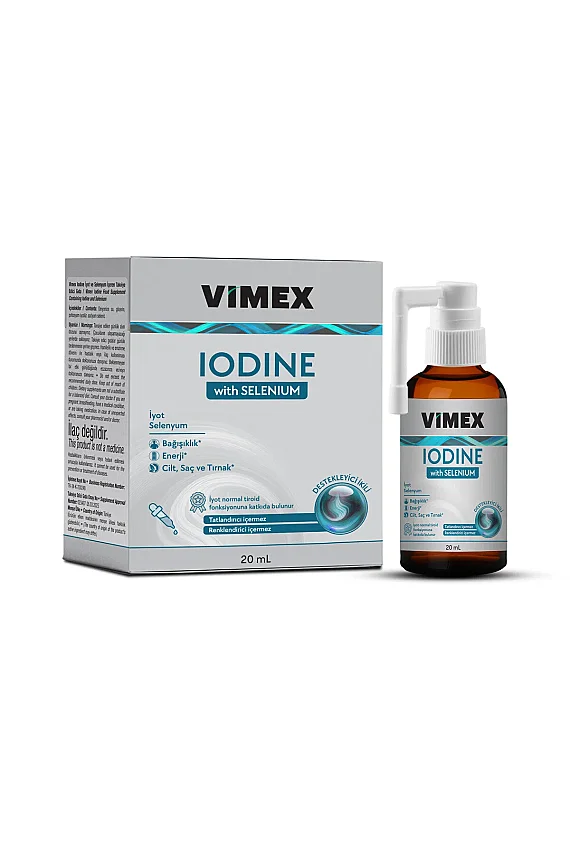 Vimex Iodine With Selenium Damla 20 Ml - İyot, Selenyum - 1