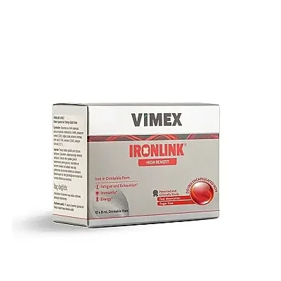 OUTLET - Vimex Ironlink Sıvı Flakon 8 Ml 10'Lu - Vimex