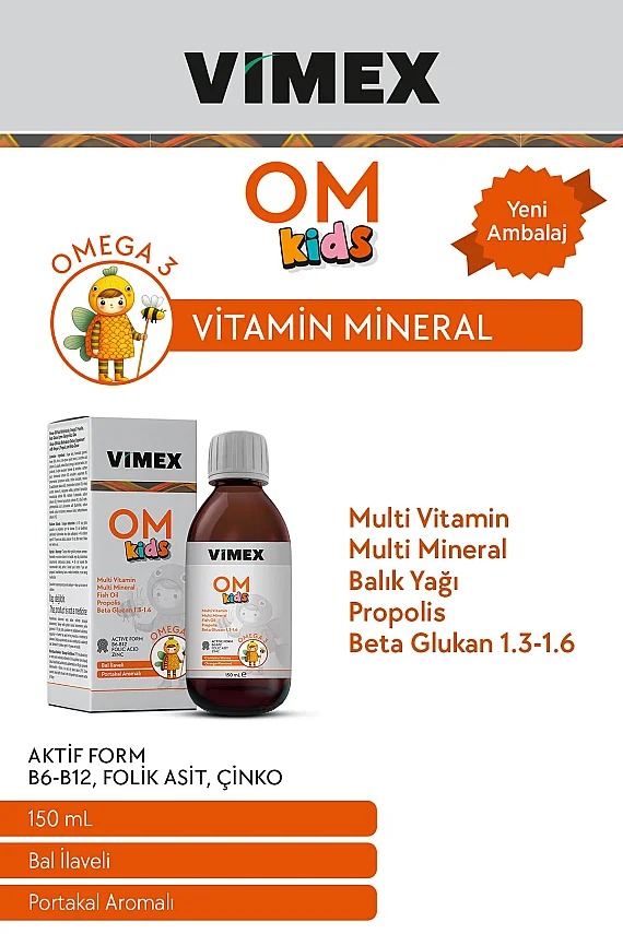 Vimex-Om Kids Şurup 150 ml - 2