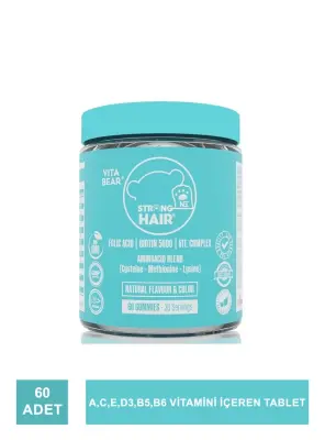 Vita Bear Strong Hair Gummy Vitamin 60 Adet - 2