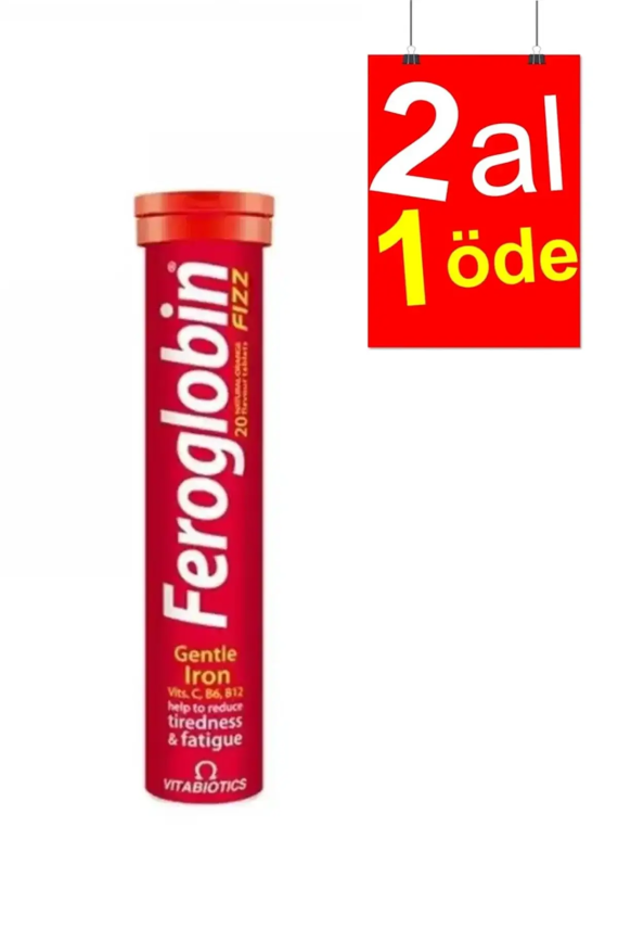 Vitabiotics Feroglobin Fizz Efervesan 20 Tablet - 1