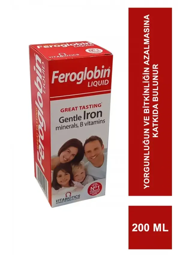 Vitabiotics Feroglobin Liquid Şurup 200 ml - 1