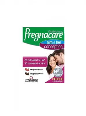 Outlet - Vitabiotics Pregnacare Him & Her Conception 60 Tablet - Outlet