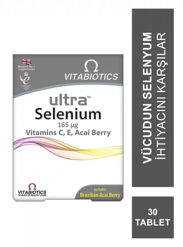 Vitabiotics Ultra Selenium 165mg 30 Tablet - 1