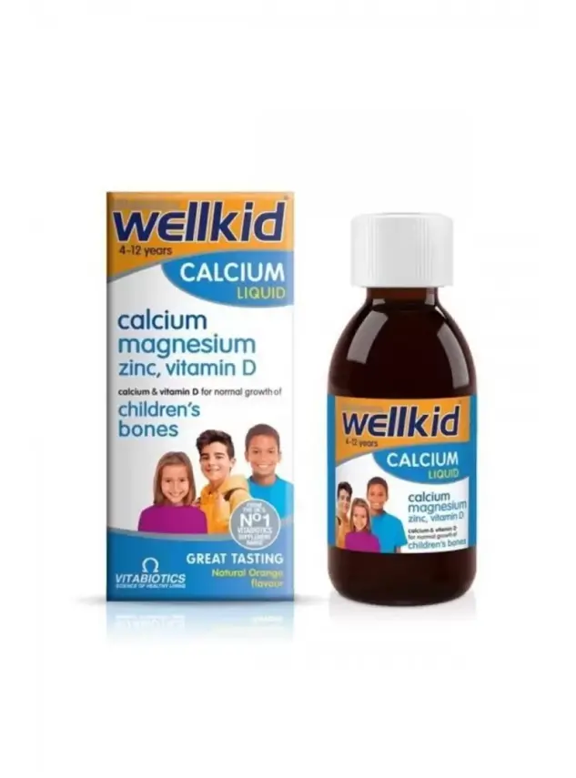 Vitabiotics Wellkid Calcium Liquid Şurup 150 ml - 1