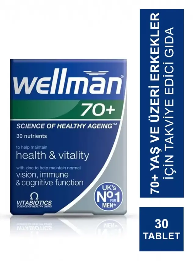 Vitabiotics Wellman 70+ 30 Tablet - 1