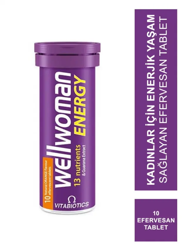 Vitabiotics Wellwoman Energy 10 Efervesan Tablet - 1