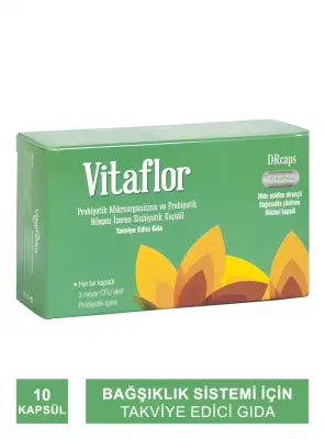 Vitaflor Probiyotik 10 Kapsül - 1