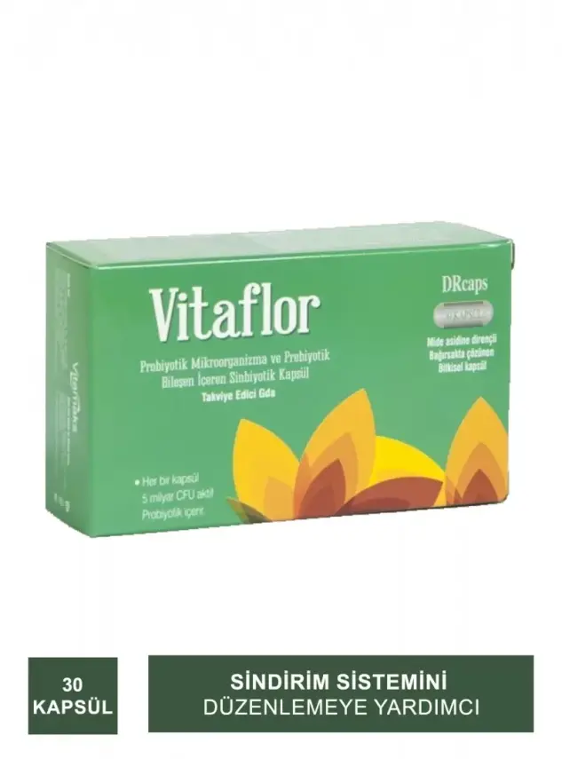 Vitaflor Probiyotik 30 Kapsül - 1