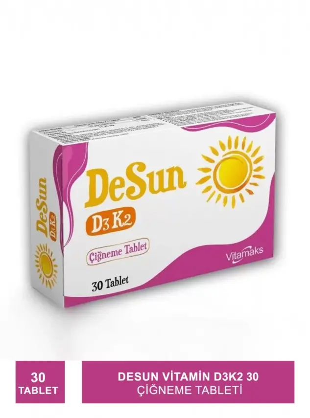 Vitamaks Desun D3K2 30 Tablet - 1