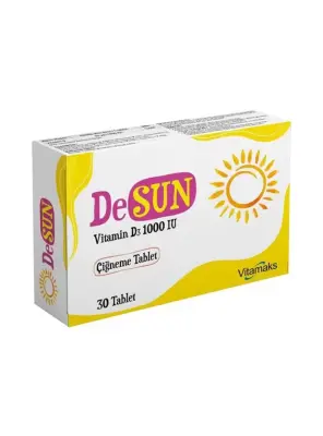 Vitamaks DeSun Vitamin D3 1000IU 30 Tablet - 2