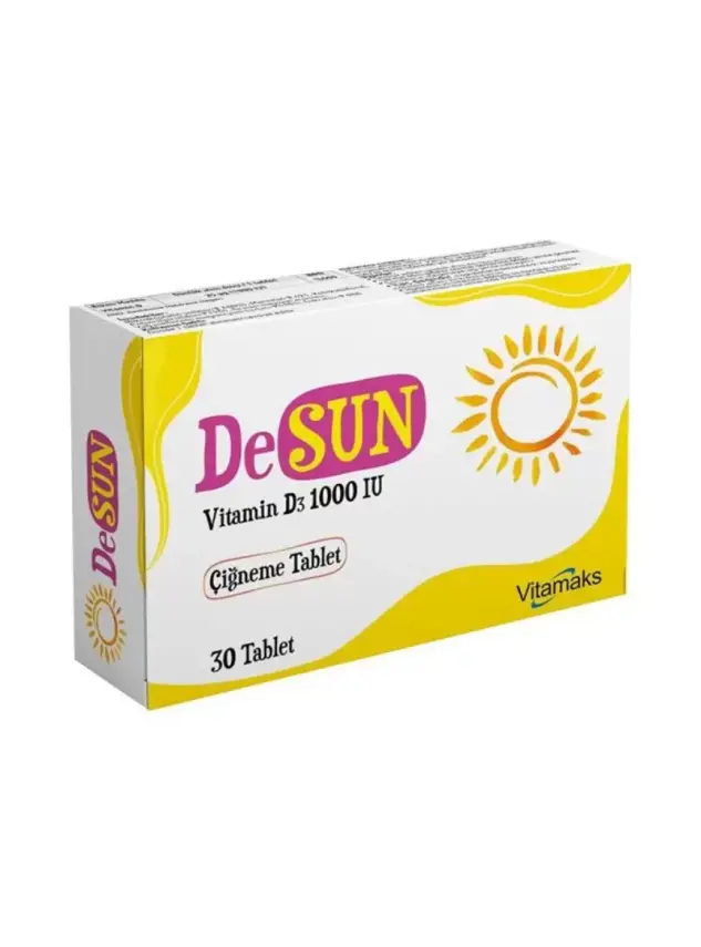 Vitamaks DeSun Vitamin D3 1000IU 30 Tablet - 2