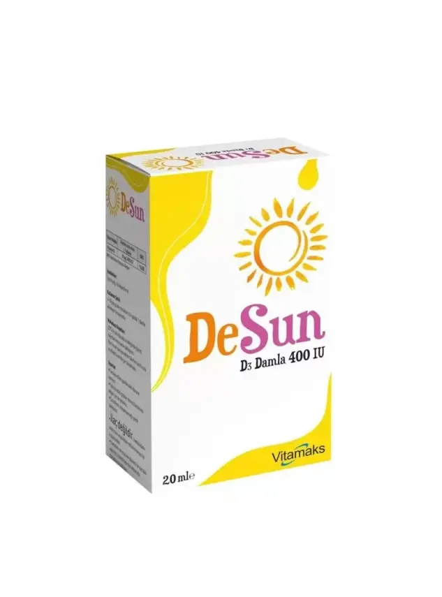 Vitamaks DeSun Vitamin D3 400IU Damla 20 ML - 2
