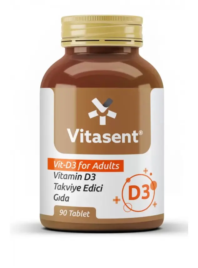 Vitasent D3 Vitamini 90 Tablet - 1