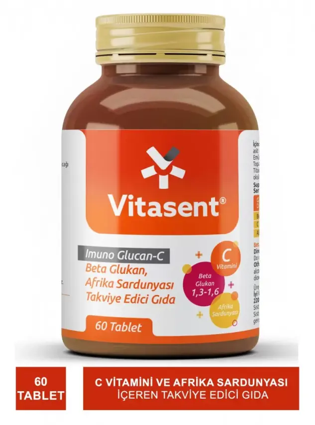 Vitasent İmuno Glukan C 60 Tablet - 2