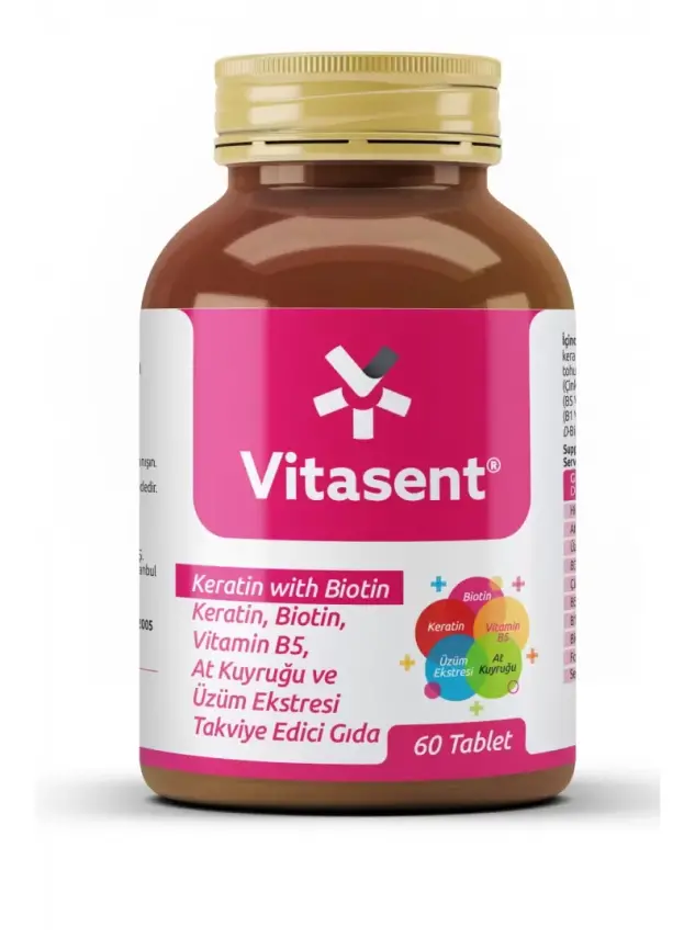 Vitasent Keratin & Biotin 60 Tablet - 1