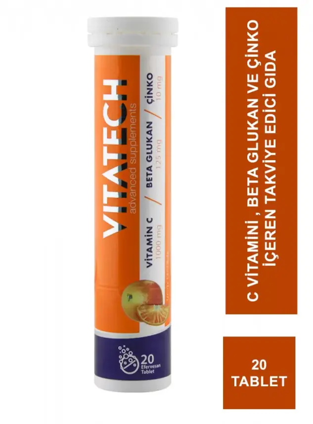 Vitatech C Vitamini Efervesan Tablet 20 Adet - 2