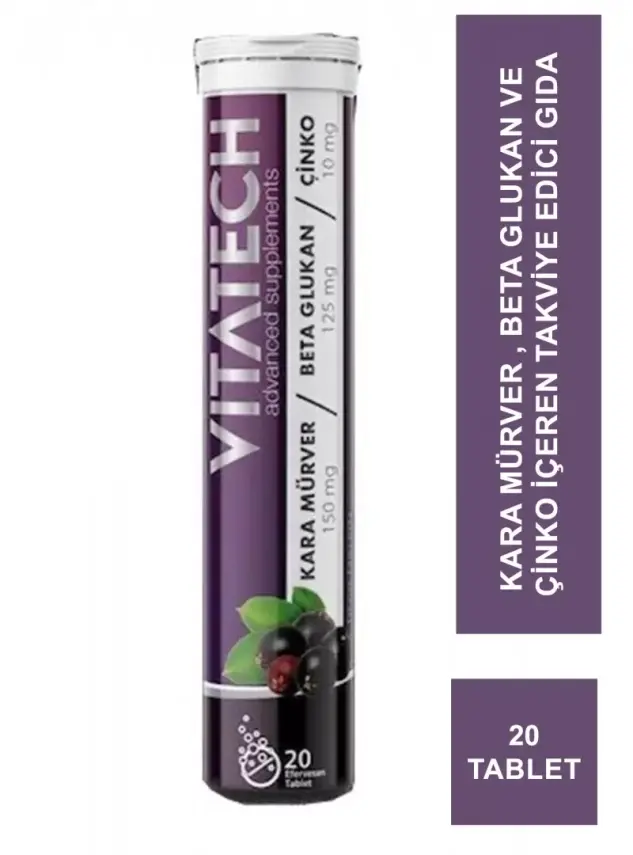 Vitatech Karamürver Efervesan Tablet 20 Adet - 2
