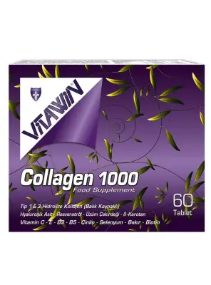 Vitawin Kolajen & Hyaluronik Asit 60 Tablet - 1
