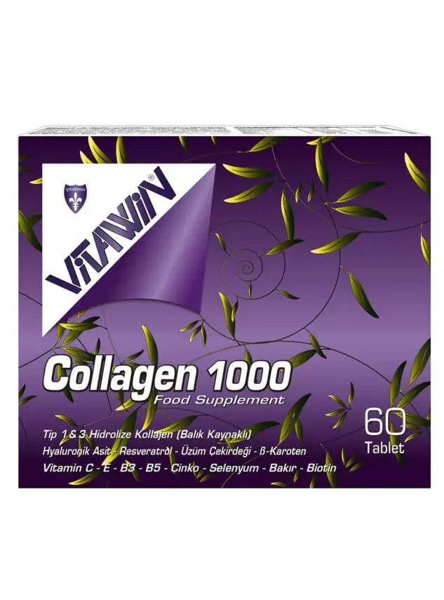 Vitawin Kolajen & Hyaluronik Asit 60 Tablet - 1