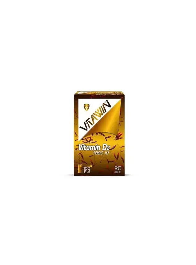 Vitawin Vitamin D3 1000 Sprey/Damla 20 ml - 1