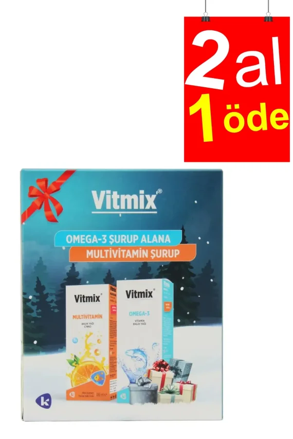 Vitmix Kofre - Omega-3 100 ml & Multivitamin 100 ml - 2AL1ÖDE - 1