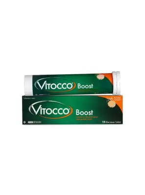Vitocco Boost Vitamin Mineral İçeren Takviye Edici Gıda 15 Efervesan Tablet - Abdi İbrahim